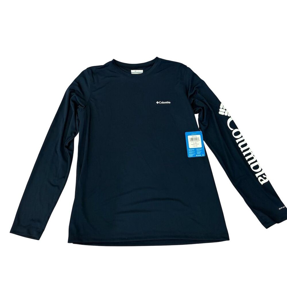 Columbia Women's Long Sleeve Button-Up Shirt Blue Size L New‎ with tags